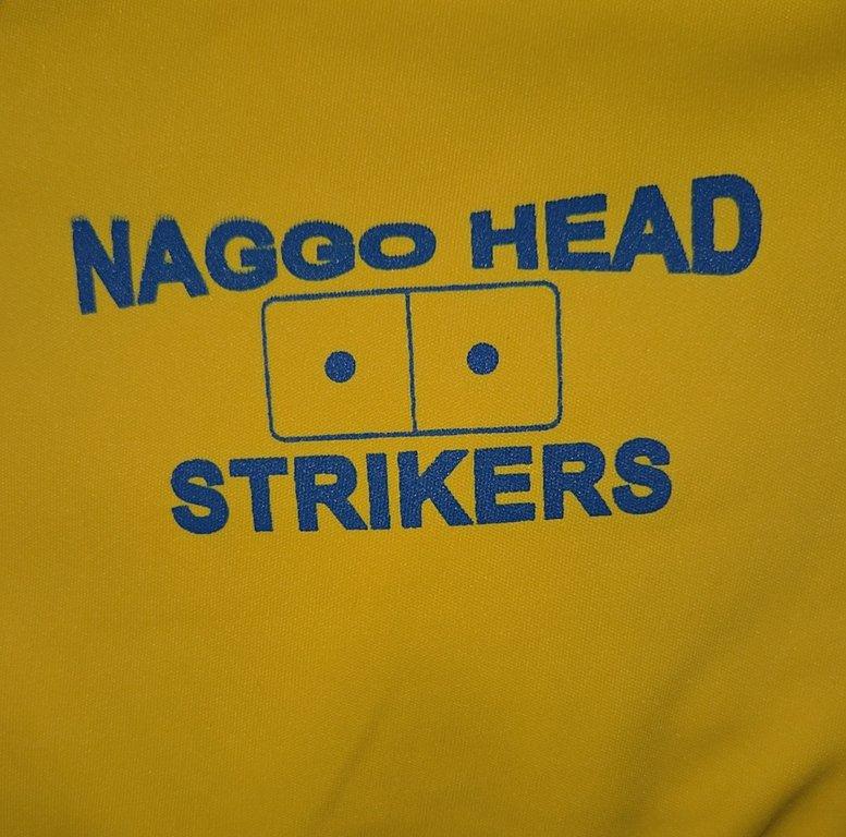 Team jersey for Naggo Head Strikers in DIJs Double 6 Championship 2025