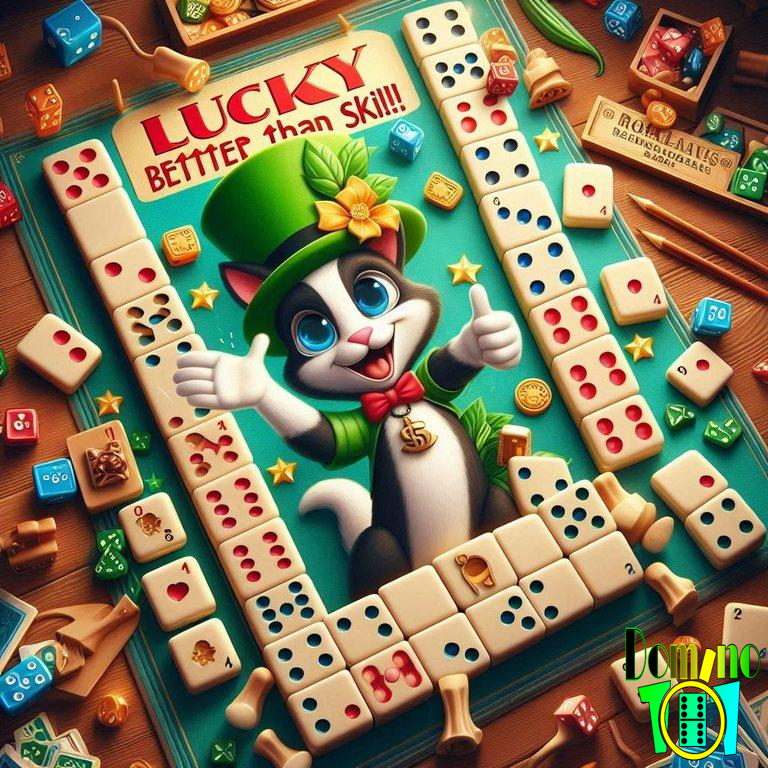 Domino101 - Lucky better than skill to Rass!!! - Domino101 Blog - Domino Quotes