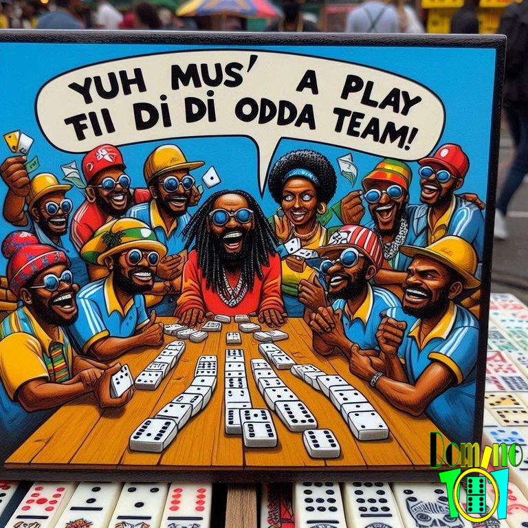 Yuh mus' a play fi di odda team! - Domino101 Blog - Domino Quotes