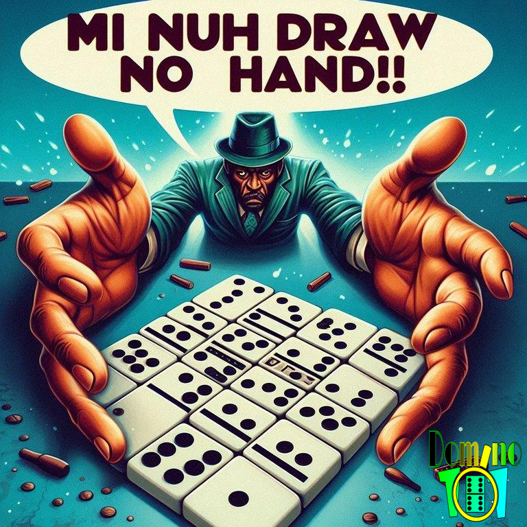 Mi nuh draw no hand!!! - Domino101 Blog - Domino Quotes
